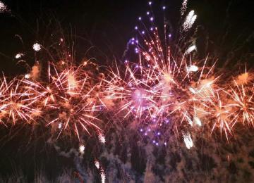 Espectáculos piromusicales de Navidad en València