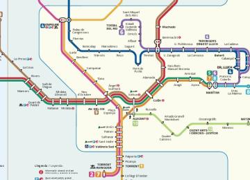 Metro Valencia Map 2025