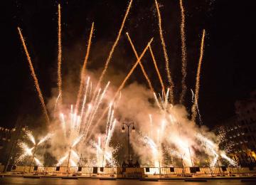 Programa de fuegos artificiales de la Feria de Julio de València