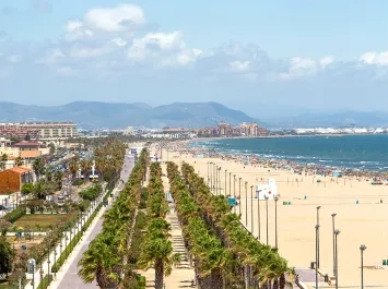 The València's beaches route