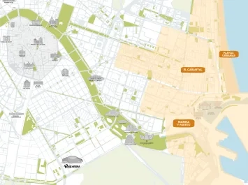 Mapa playas valencia