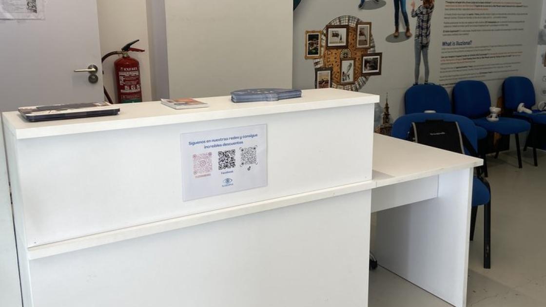 Mostrador adaptado a dos alturas.