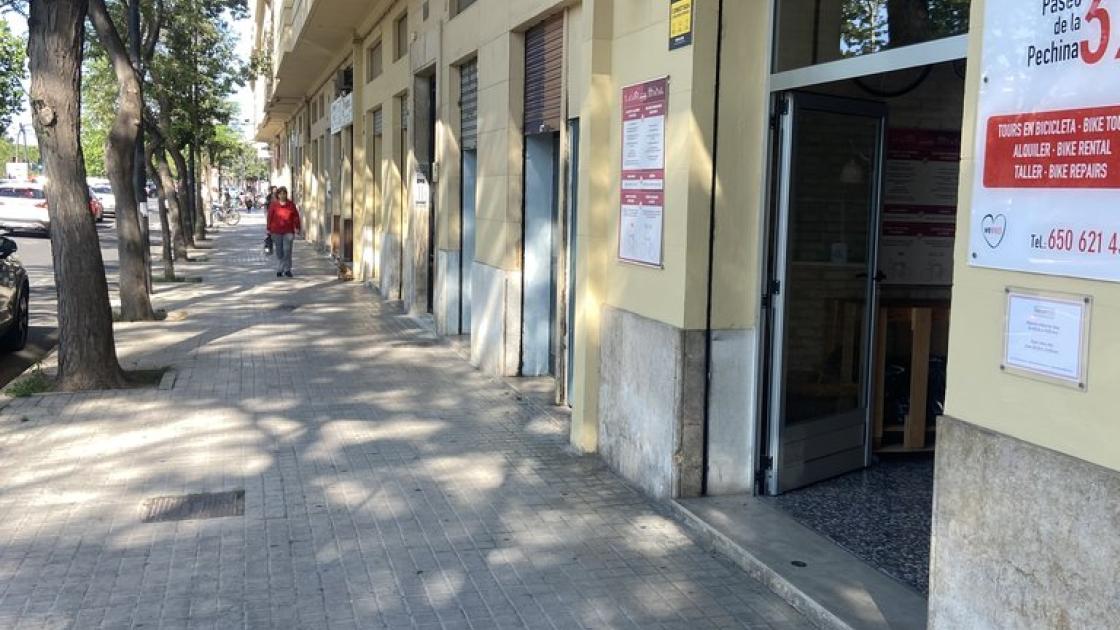 Accés a l'establiment.