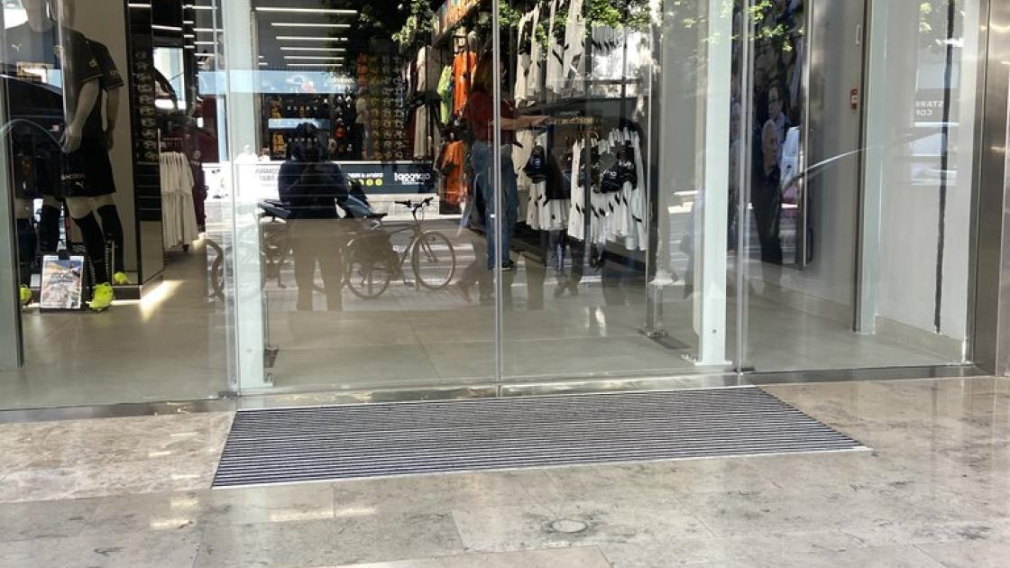Puertas de acceso al establecimiento.