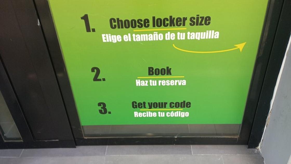 Secuencia de pasos para acceder al servicio.