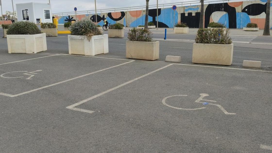 Plazas de aparcamiento reservadas para personas con discapacidad