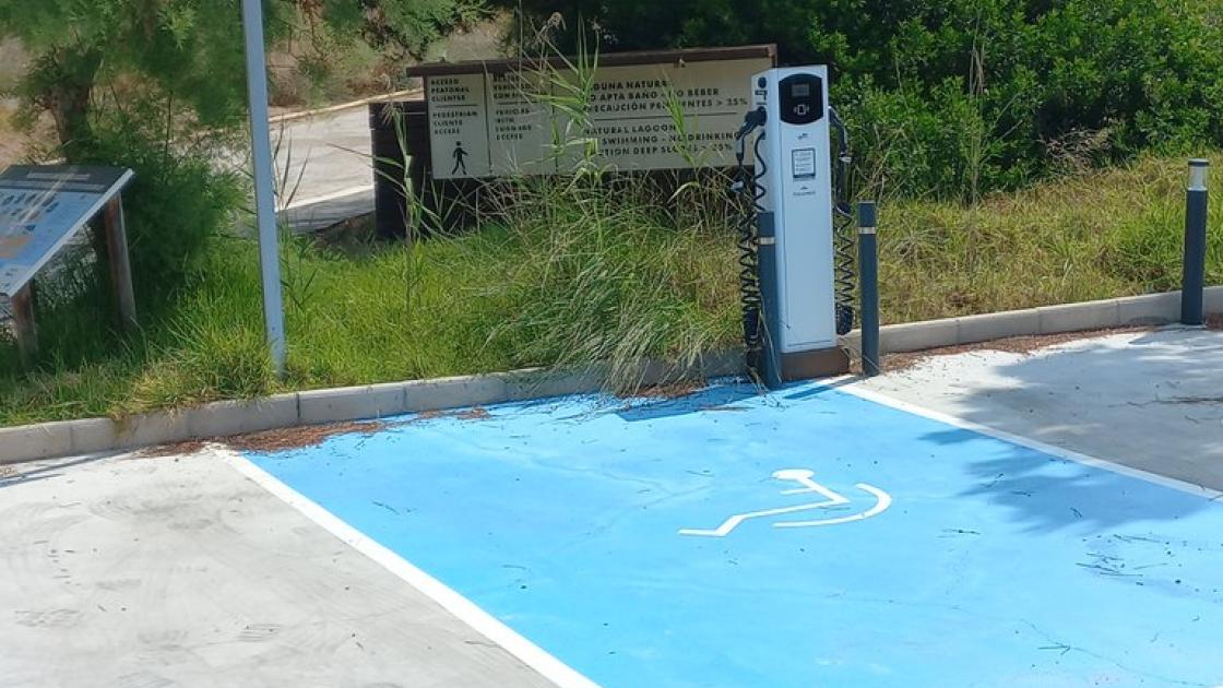 Zona d'aparcament per a PMR