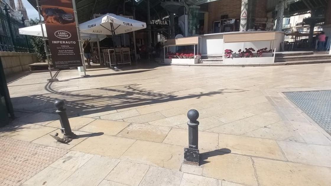 Itinerario de aproximación amplio y libre de obstáculos.