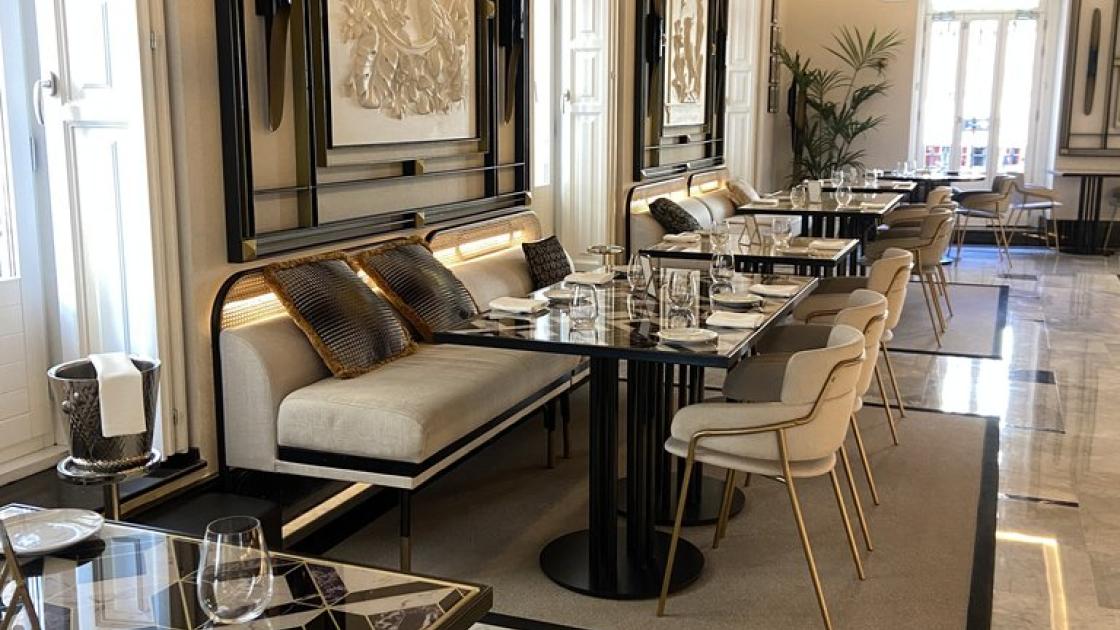 Accessible dining room with correct table height.