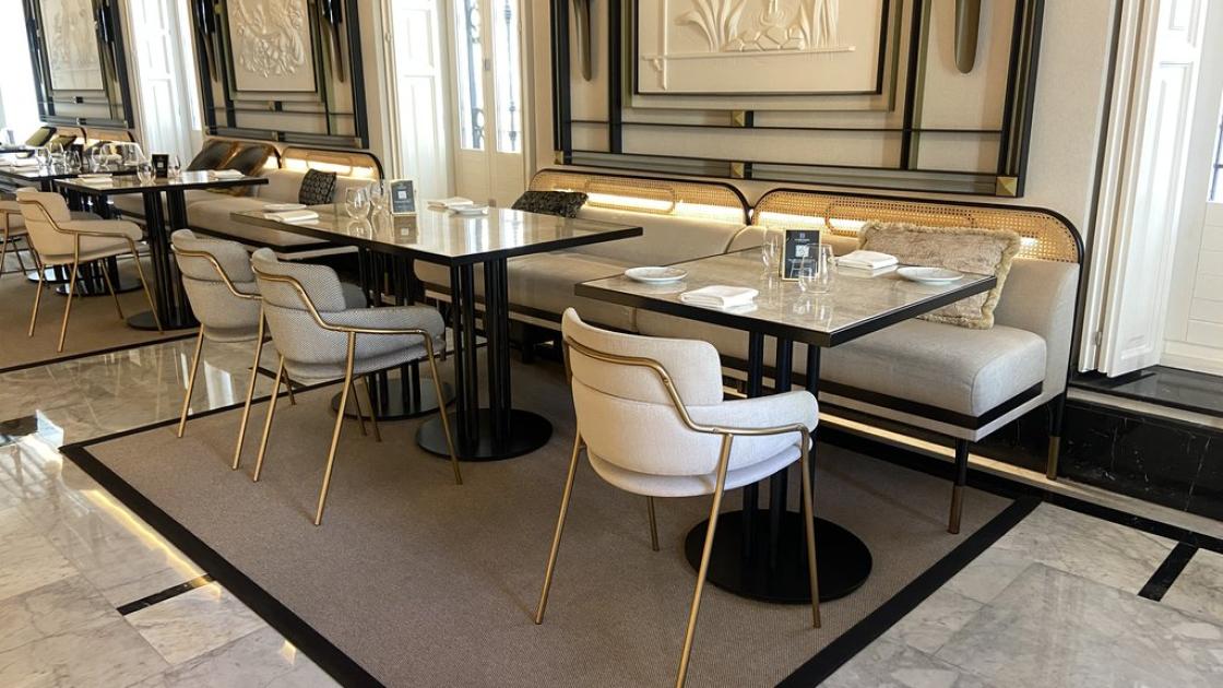 Accessible dining room with correct table height.