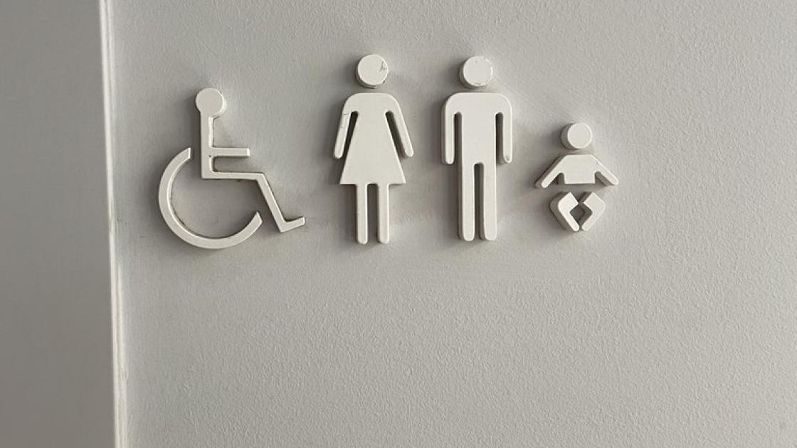 Señalización baños adaptados comunes.