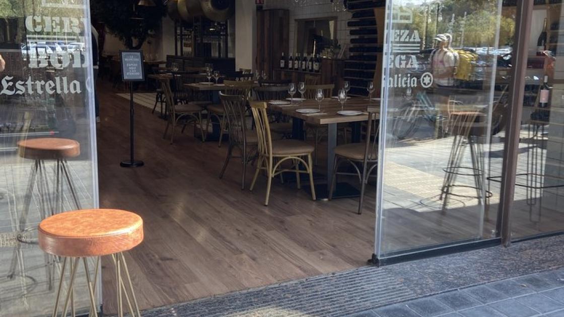 Automatic access doors.
