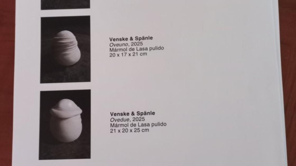 Catálogo con información en texto e imágenes. Información contrastada cromáticamente respecto al fondo. Letra palo seco.