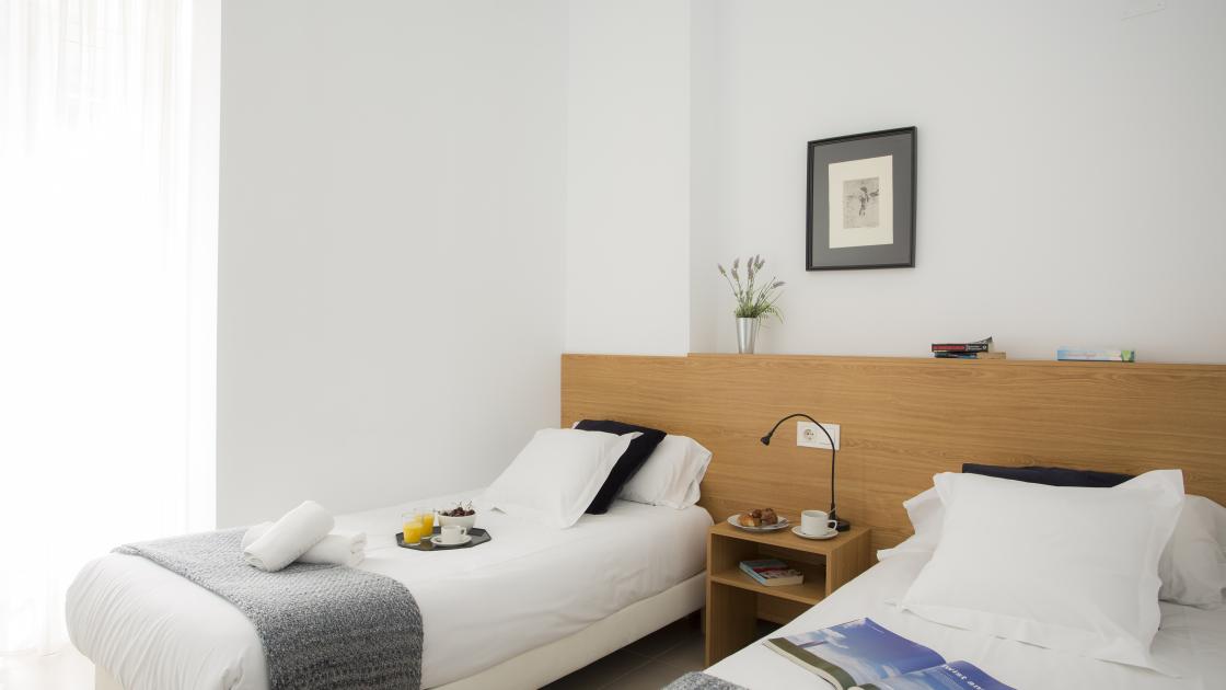 habitacion dos camas del apartamento singular stay