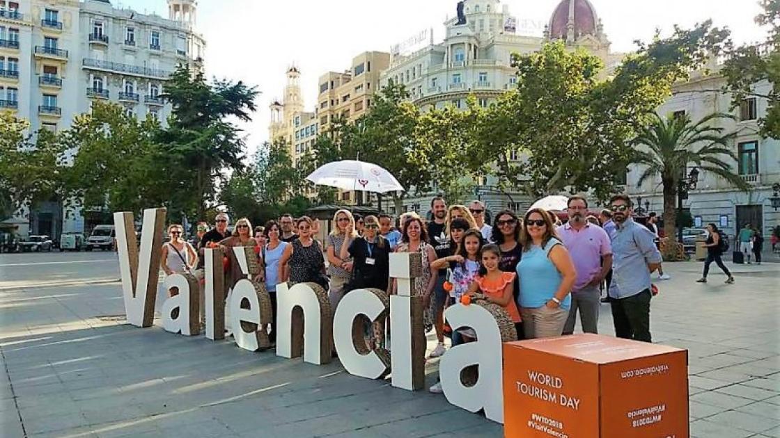 letras valencia en plaza ayuntamiento