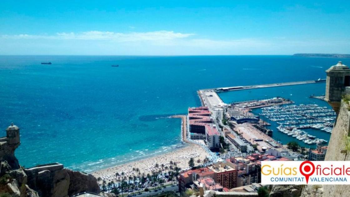 vista aérea puerto alicante