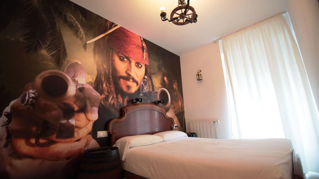 habitación hotel casual del cine