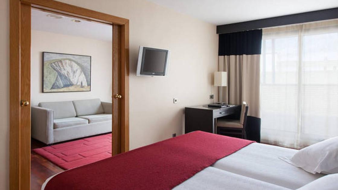 habitación doble hotel nh ciudad de valencia