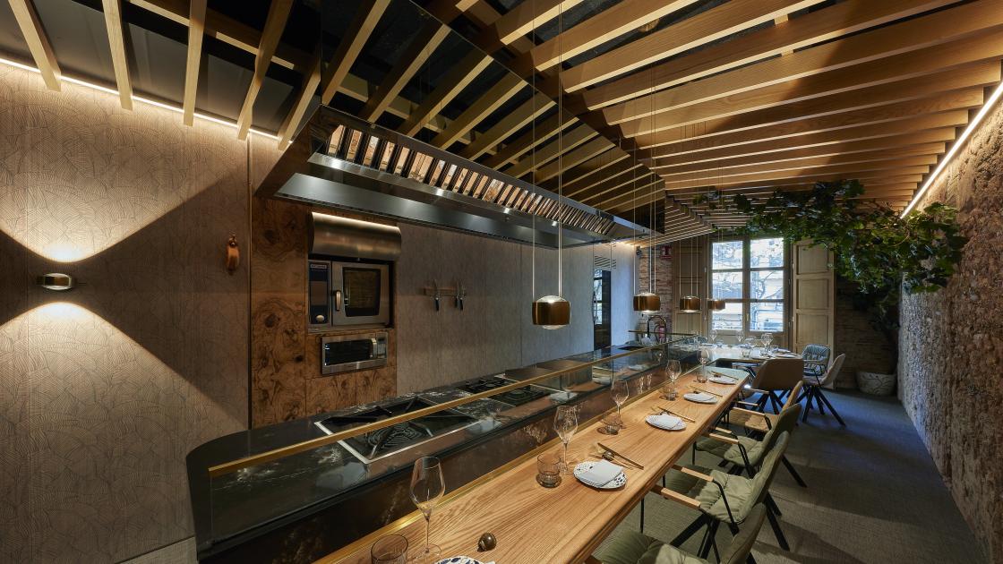sala del restaurante vaqueta gastro mercat