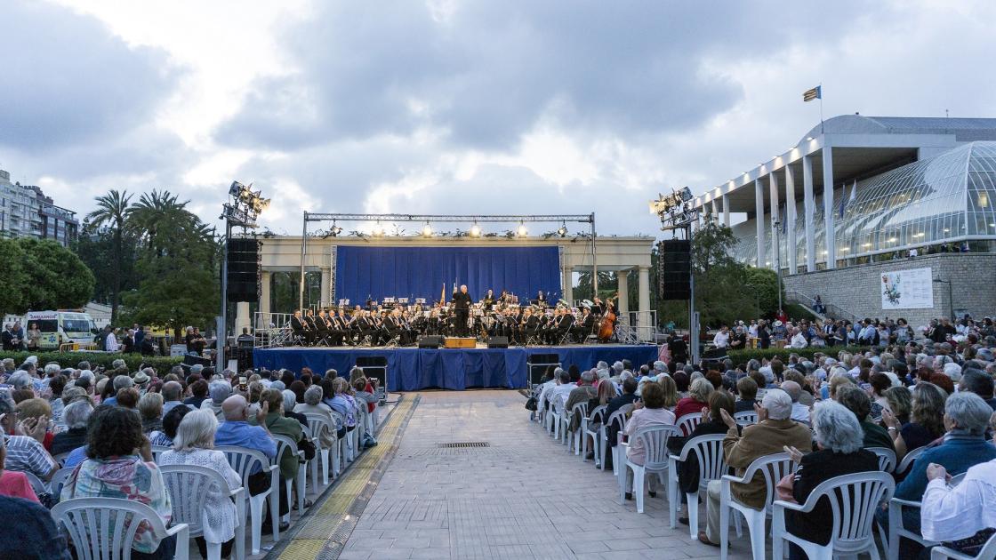 Concerts de la Banda Simfònica als jardins del Palau