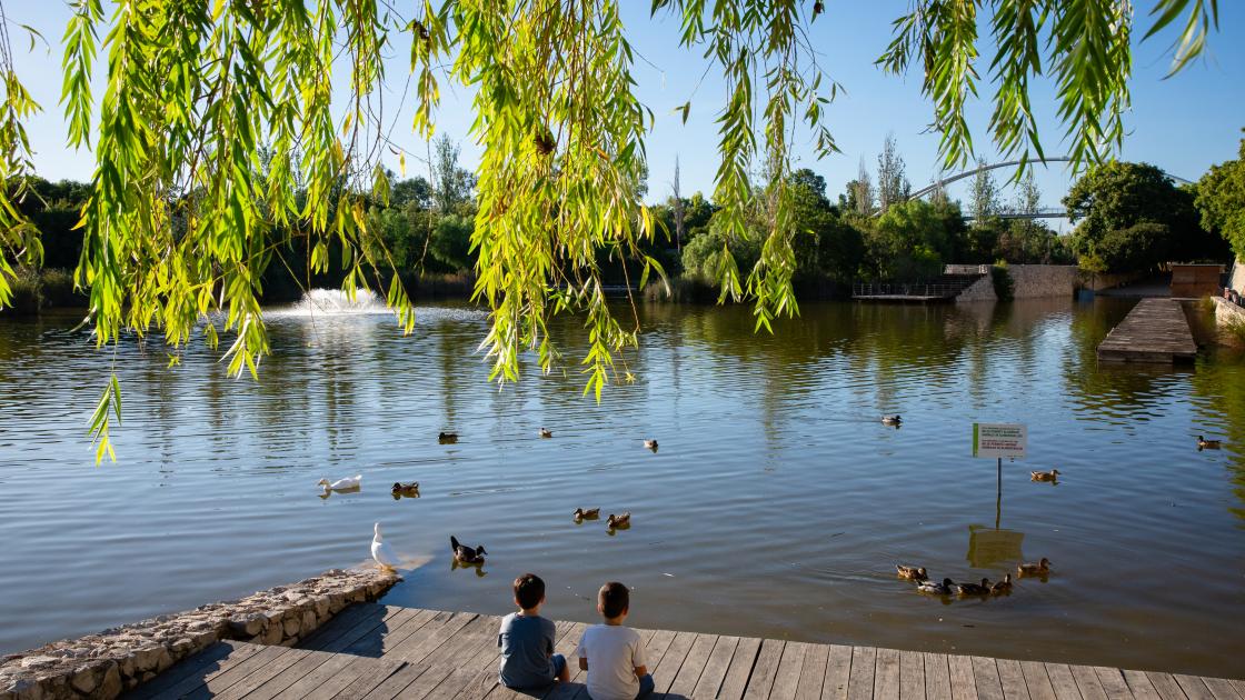 Parque de Cabecera con niños