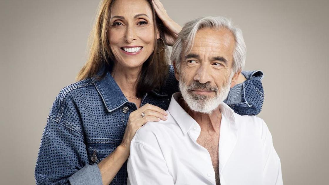 Imanol Arias y María Barranco en el Teatro Olympia