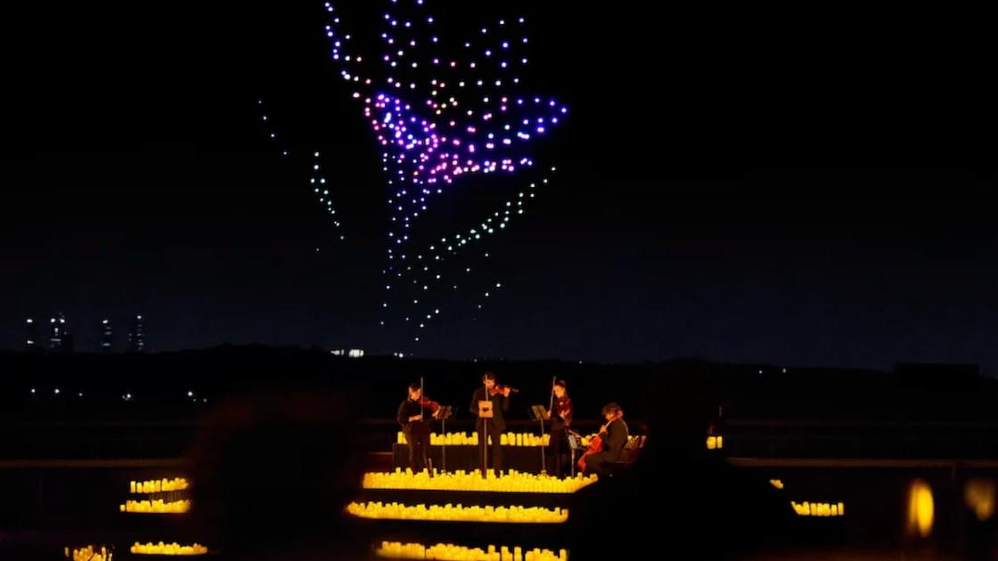 Espectáculo «DroneArt» en València 