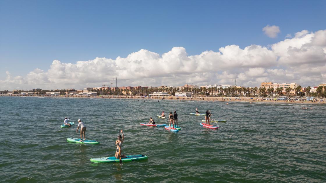 Playa la Malvarrosa Valencia
