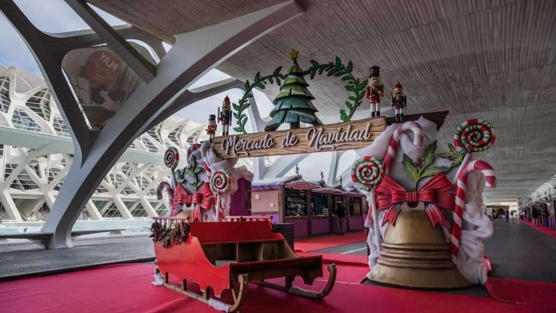 Navidad en la Ciudad de las Artes y las Ciencias de València 