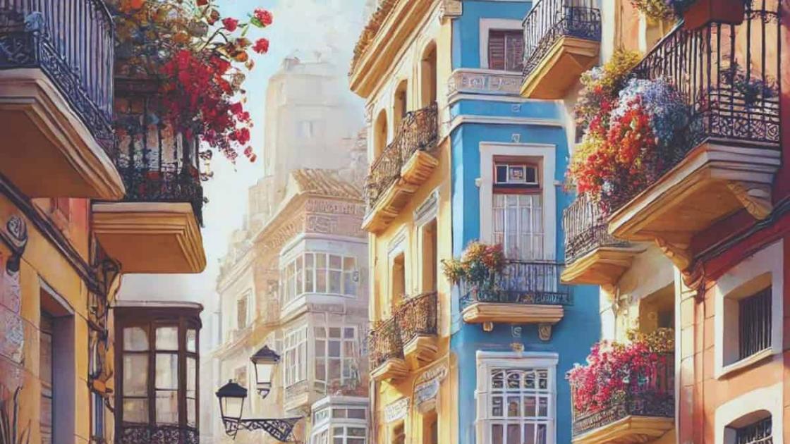 Concurso de Balcones Floridos en València 