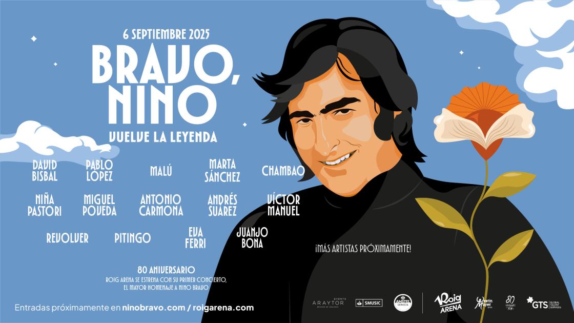 Cartel concierto Nino Bravo