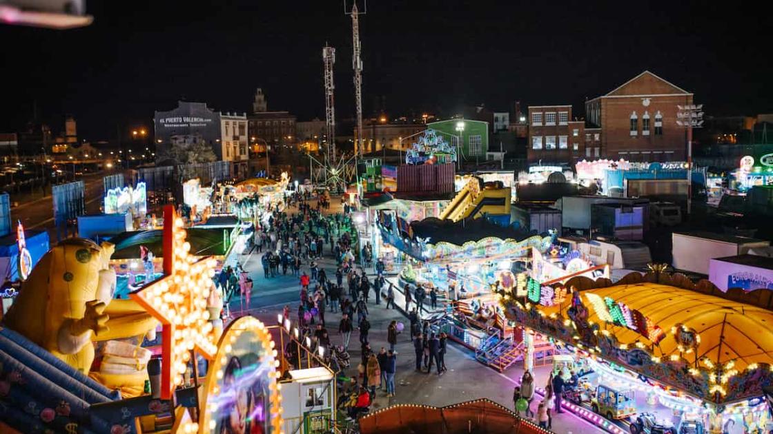 Feria de Atracciones de Navidad en València 