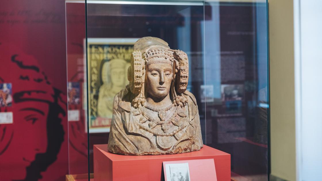 escultura en museo 