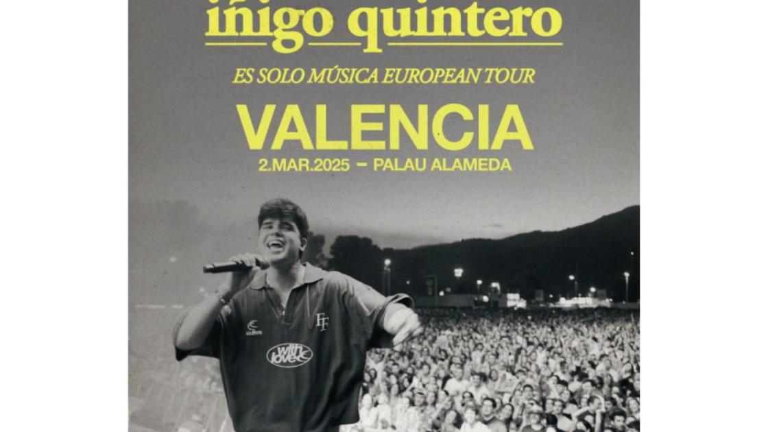 Concierto Iñigo Quintero en València