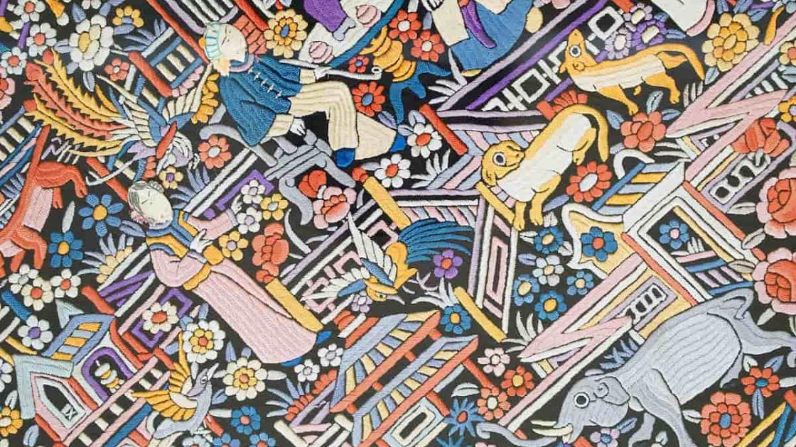 Exposición «La ruta del mantón de Manila» en el Museo de la Seda