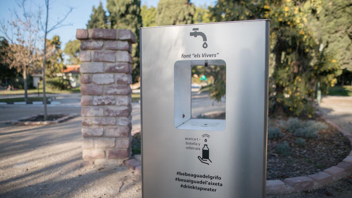 fuente agua filtrada Valencia