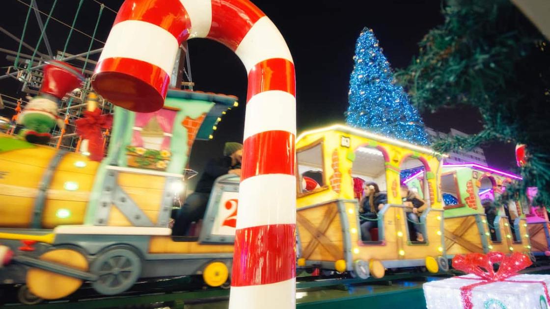 Feria de Atracciones de Navidad en València 