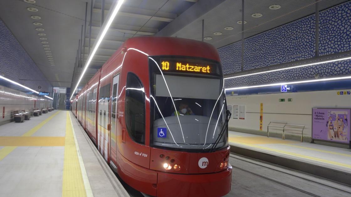 Linea 10 metro Valencia
