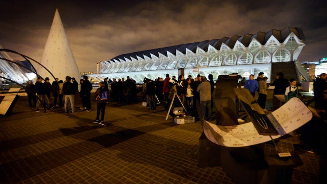 Observación astronómica en València