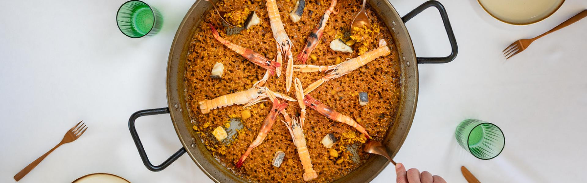 Paella de marisco