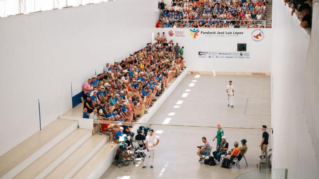 Partidas de pilota valenciana en el Trinquet Pelayo de València