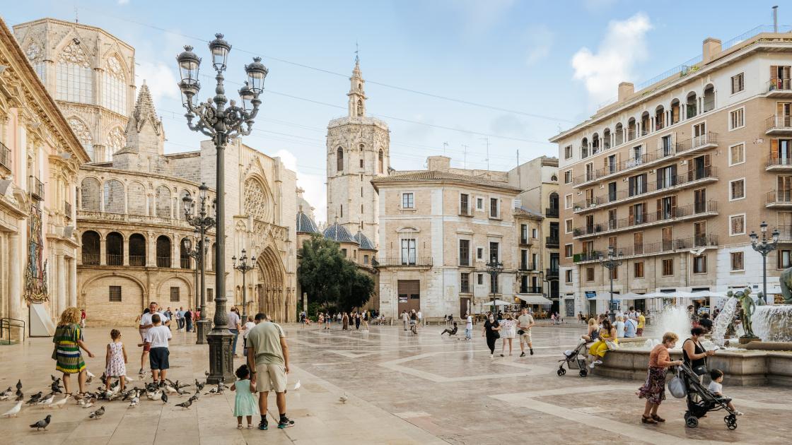 Plaza de la Virgen Valencia
