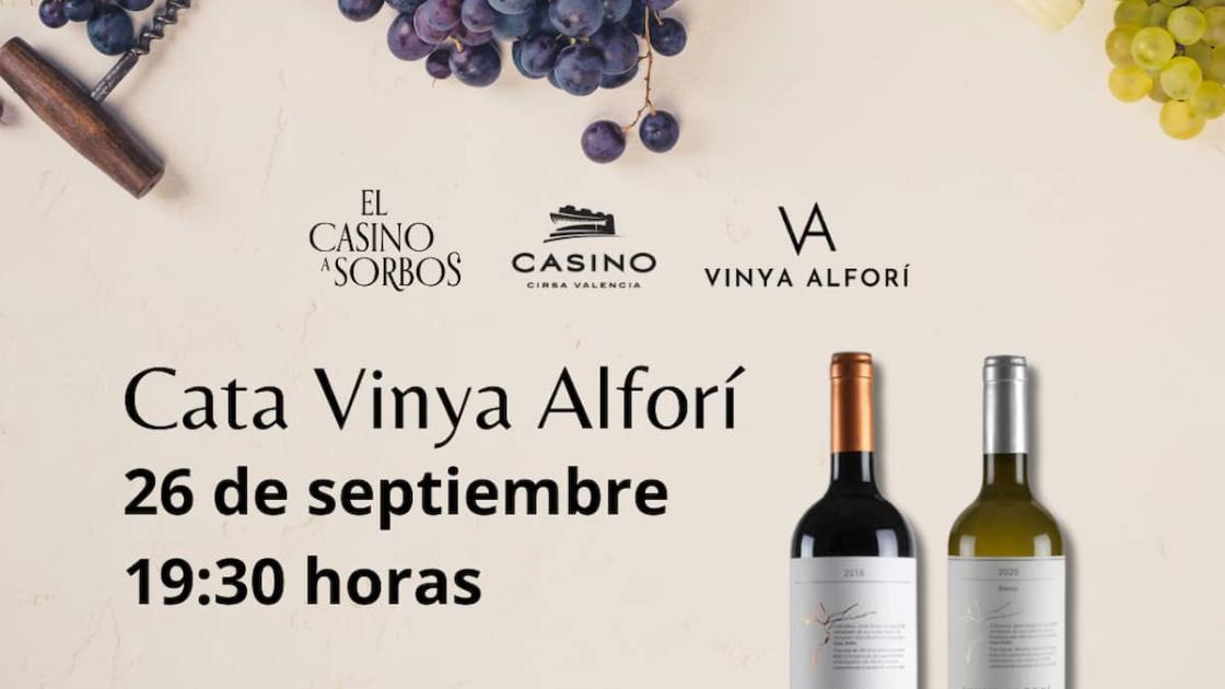 Cata de vinos en el Casino Cirsa de València