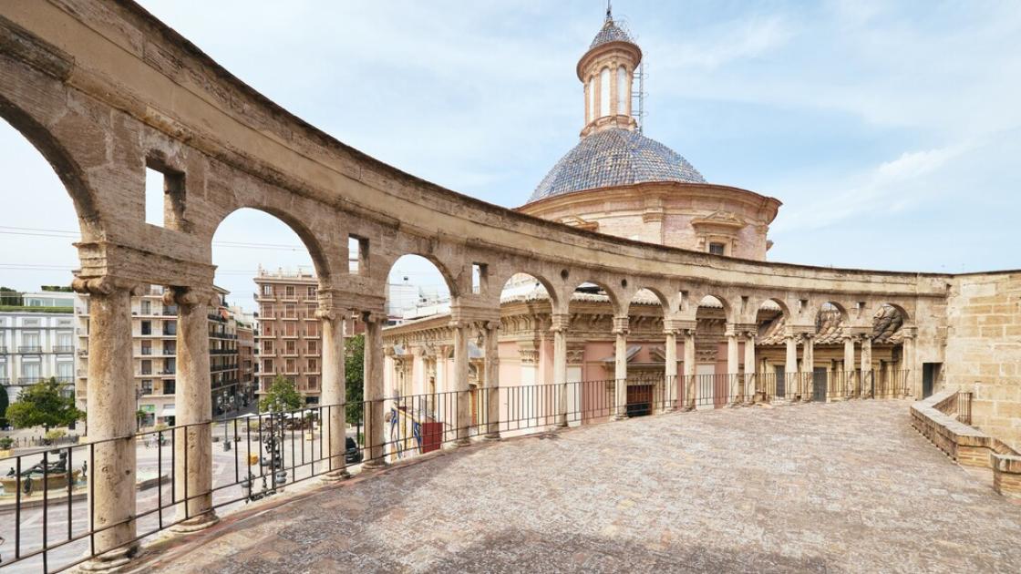 vistas desde la parte de arriba de la catedral