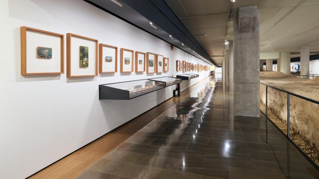Visita a la muralla de València en el IVAM 