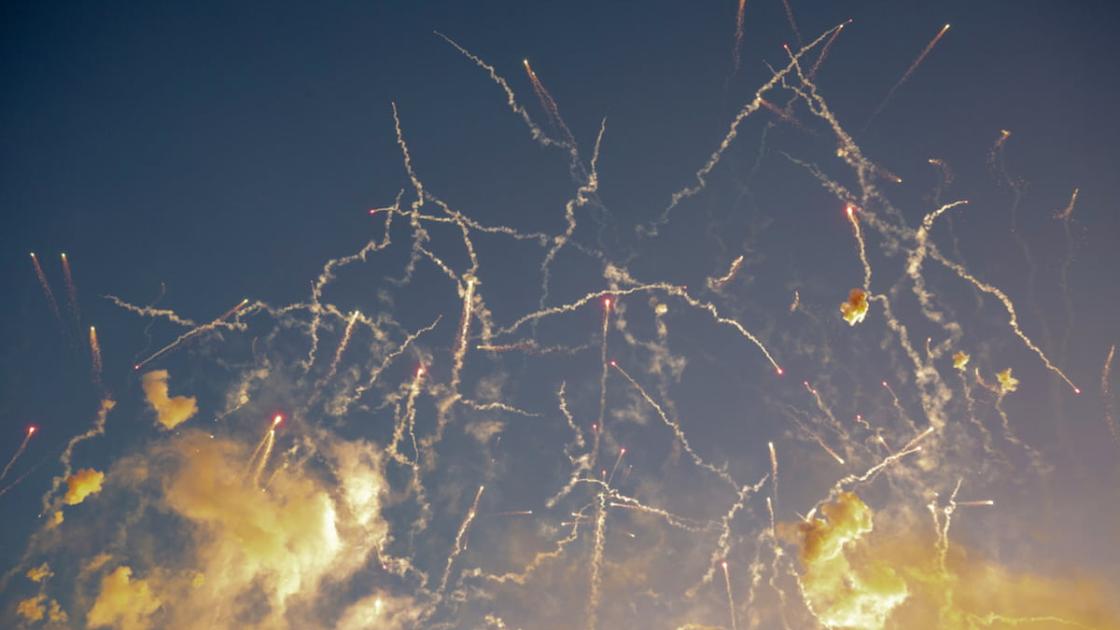 Mascletà en honor a San Cristóbal en València