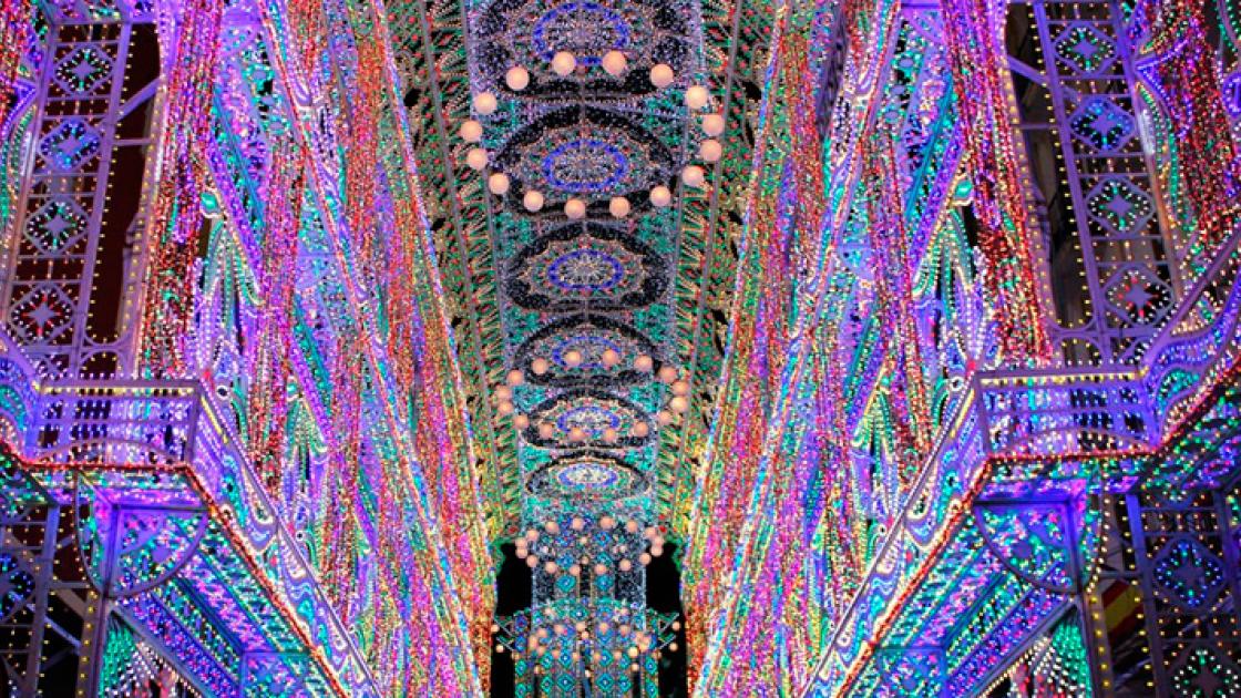 calles iluminadas fallas 2023