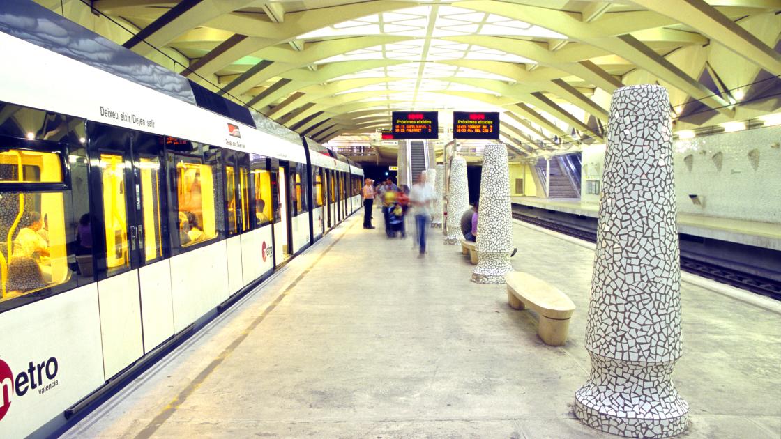 Estación metro Alameda Valencia