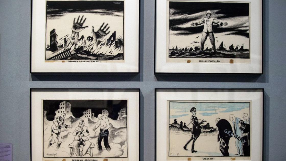exposición tinta contra Hitler