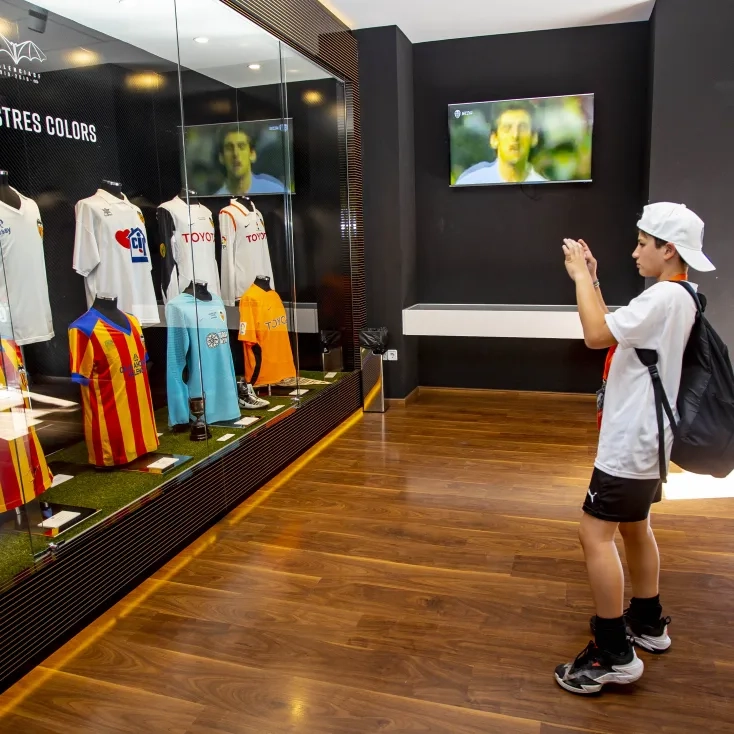 Vista de una de las salas que se visitan con el Mestalla Forever Tour
